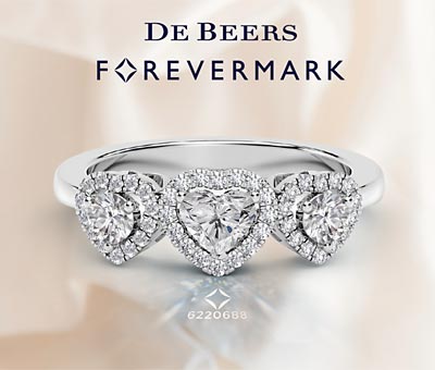 De Beers Forevermark diamond jewelry